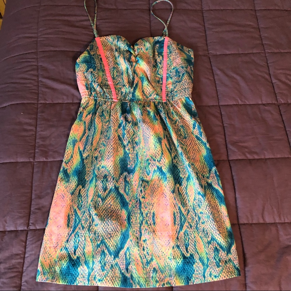 Snake skin dress